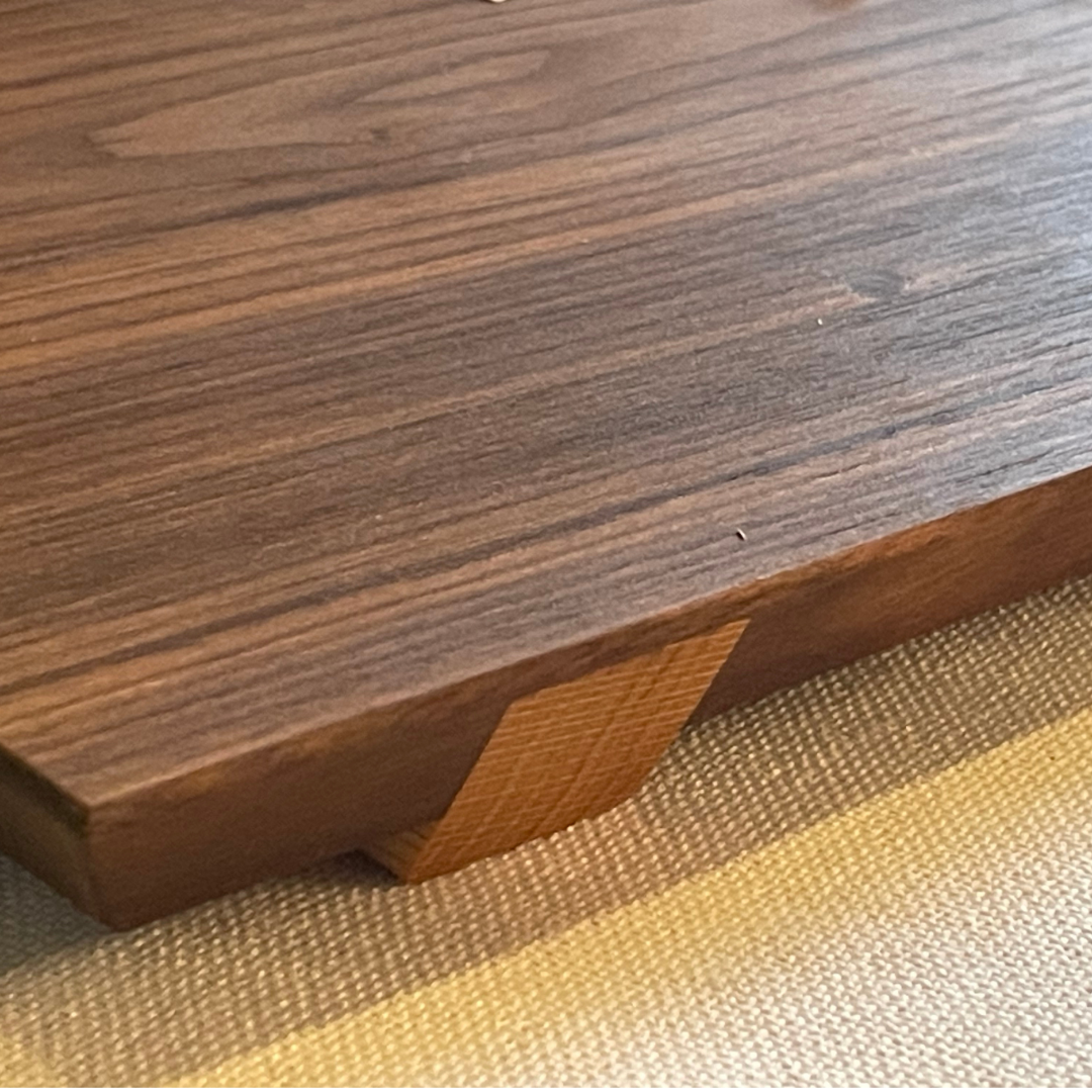 Footed Tray - Walnut